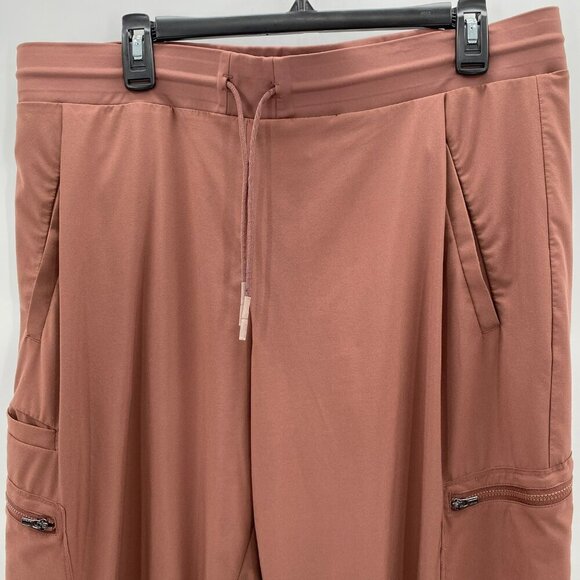Athleta Venture Pant Jogger Hearth Rose Women's Size 16 - Picture 2 of 9
